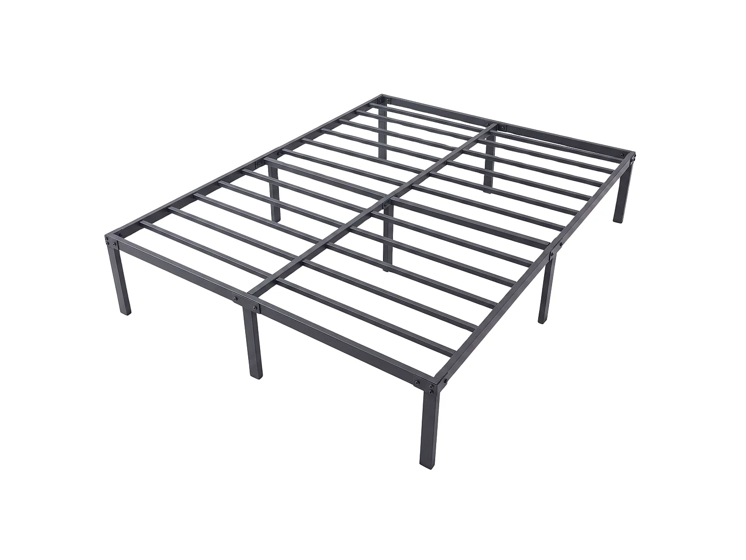 Somier 135x190 cm Lary Negro barra refuerzo central