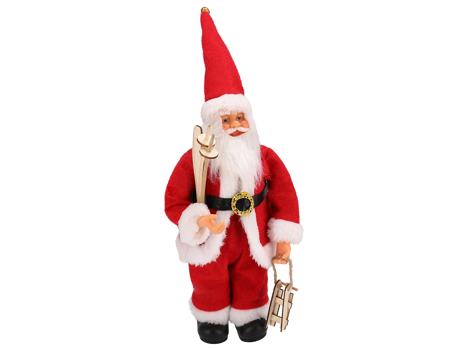 Święty Mikołaj Świąteczny 30cm Skrzat Na Święta Figurka Dekoracja Do Domu