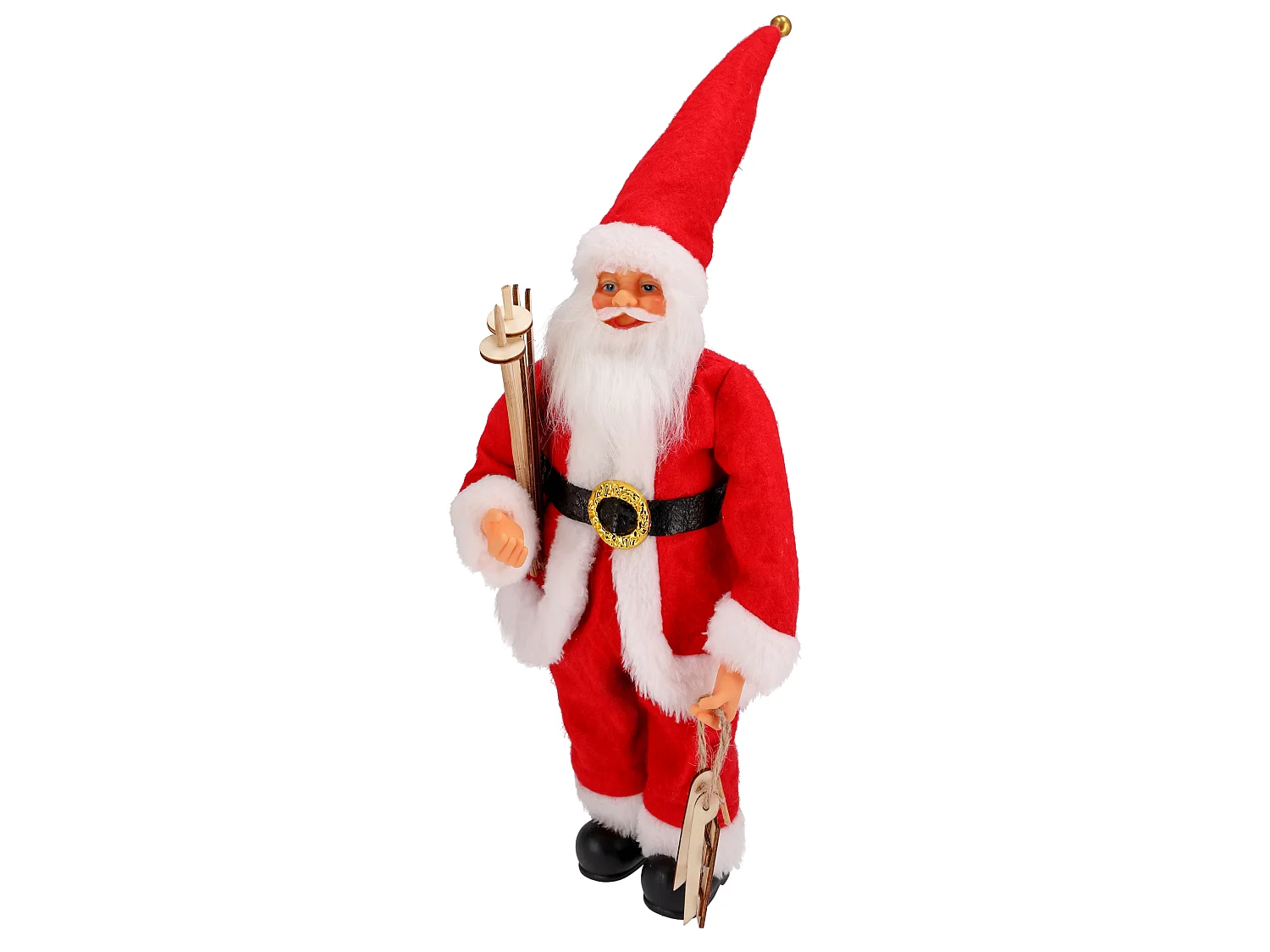 Święty Mikołaj Świąteczny 30cm Skrzat Na Święta Figurka Dekoracja Do Domu