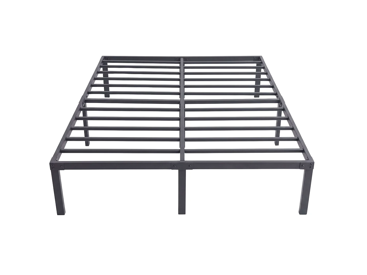 Somier 150x190 cm Lary Negro barra refuerzo patas apoyo