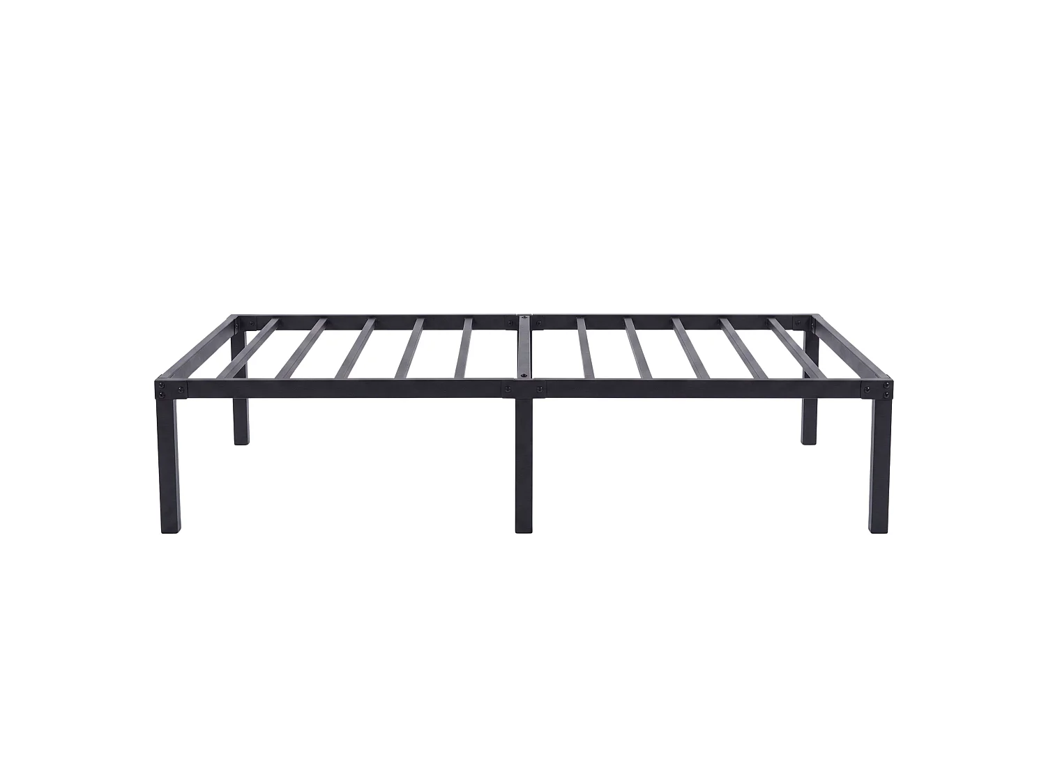 Somier 105x190 cm Lary Negro travesaños refuerzo
