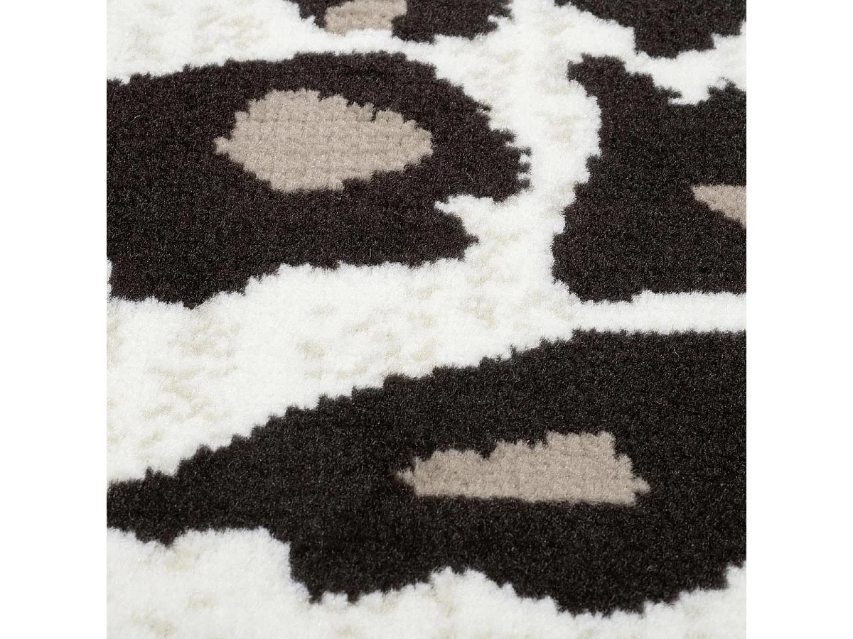 Tapis couloir LYN1 LEOPARD Beige et marron motif félin tacheté