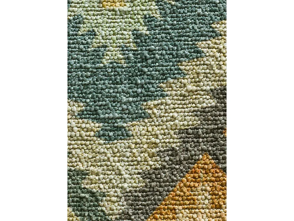 Tapis intérieur lavable antidérapant - ethnique - multicolore - 140 x 200 cm - SERAK