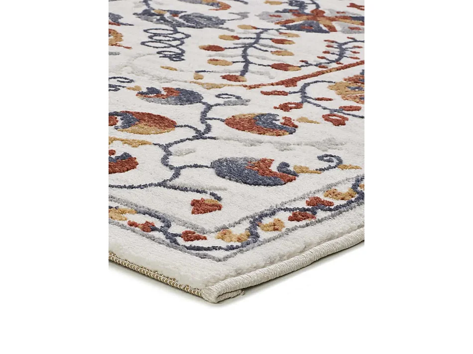 Tapis intérieur - classique avec relief - multicolore - 200 x 290 cm - LULY