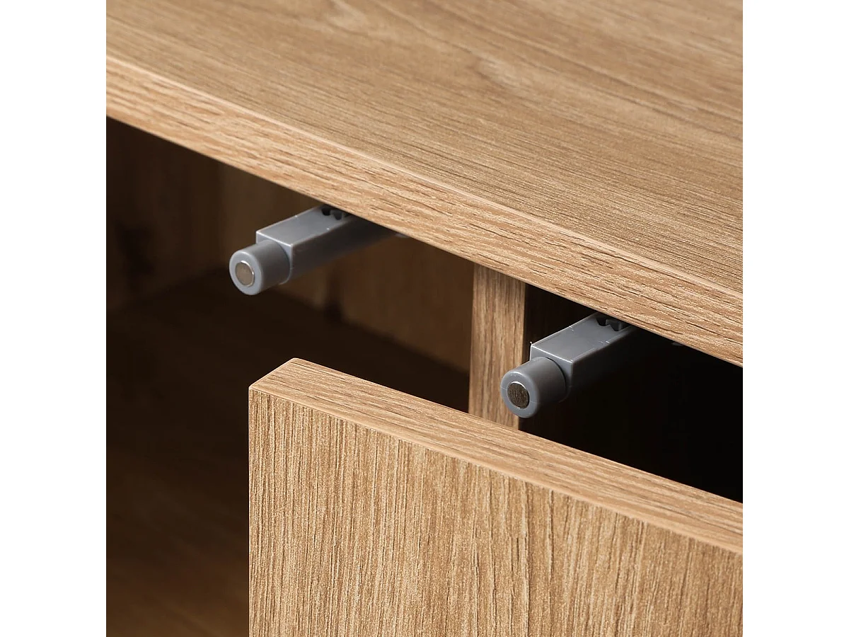 Buffet 2 portes et 4 tiroirs L140 cm LENNY
