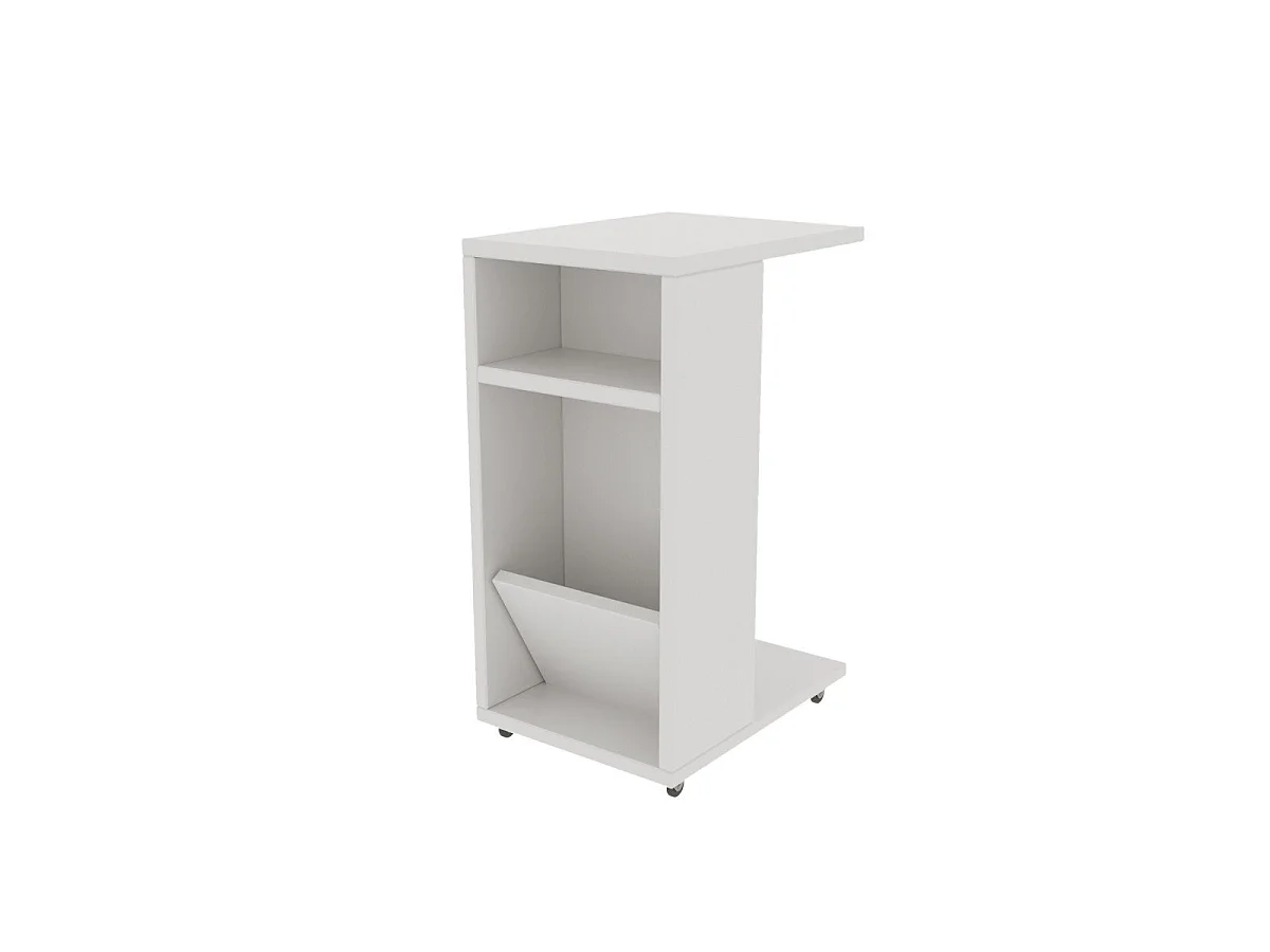 Etagère sur roulettes avec rangements H63 cm - FLINTA