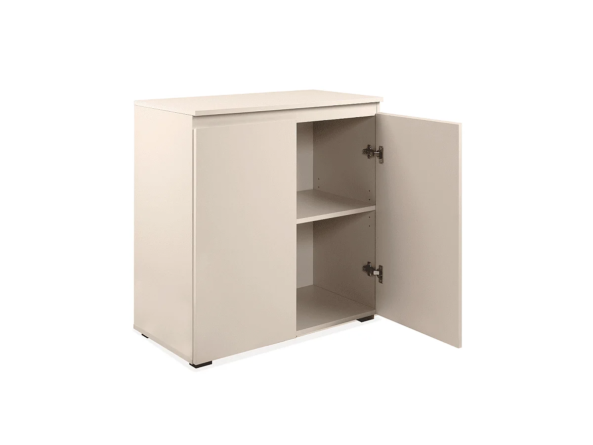 Petit buffet 2 portes cachemire L80 cm - ELVA