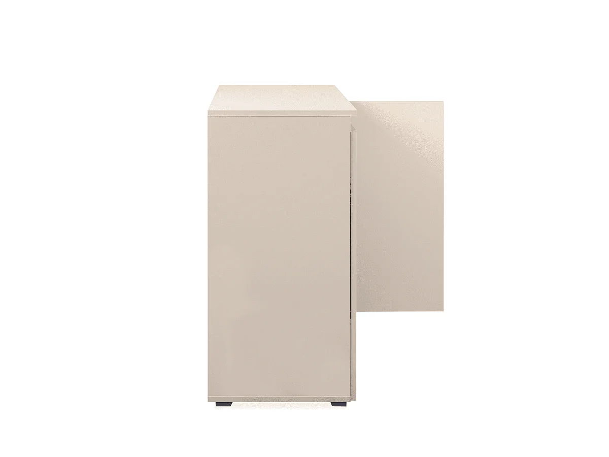 Petit buffet 2 portes cachemire L80 cm - ELVA
