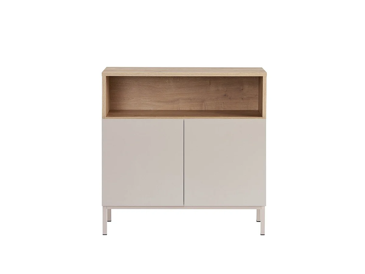 Credenza piccola 2 ante 1 nicchia L80 cm - OLIVER