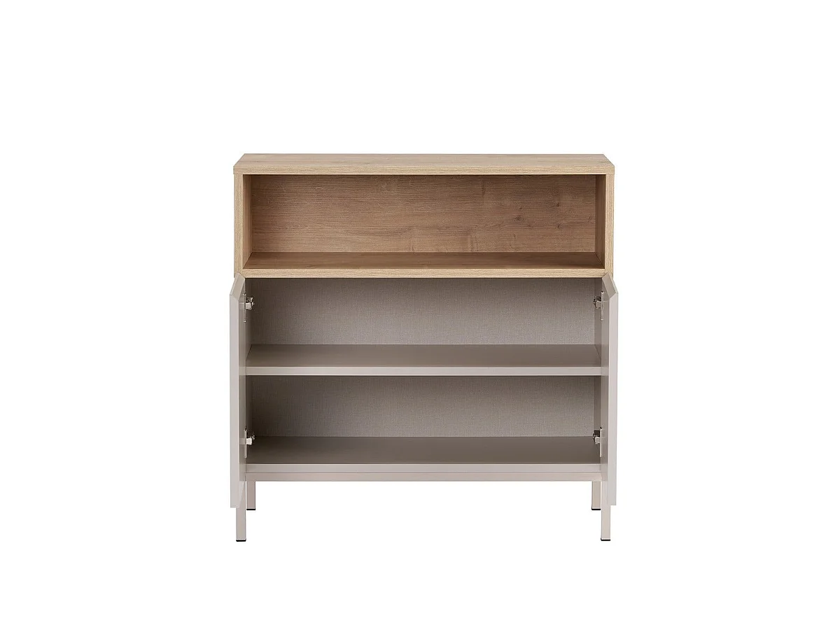 Credenza piccola 2 ante 1 nicchia L80 cm - OLIVER