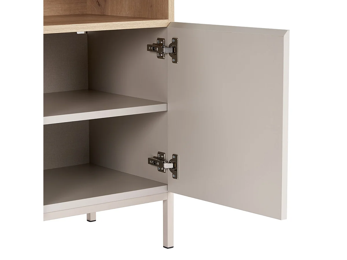 Credenza piccola 2 ante 1 nicchia L80 cm - OLIVER