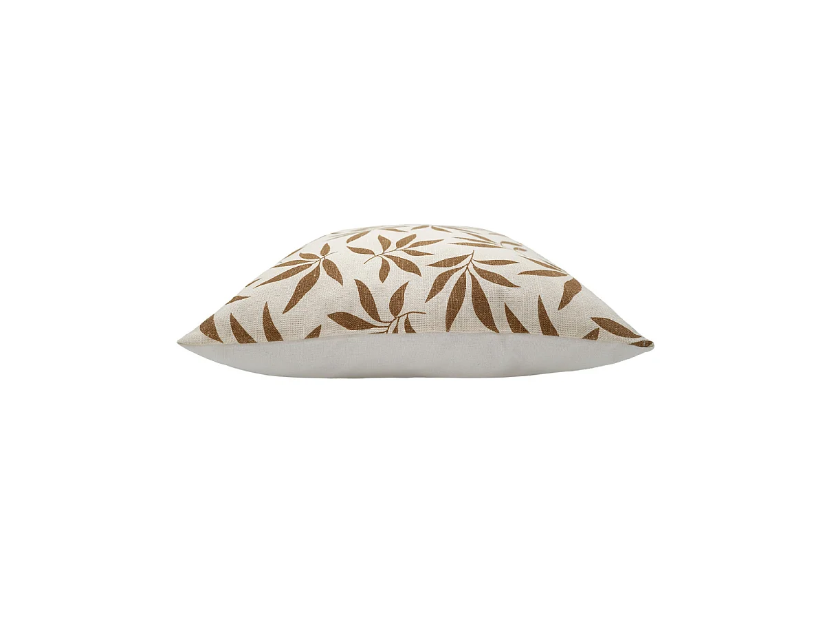 Coussin Déco Imprimé "Salsa" 45x45cm Naturel