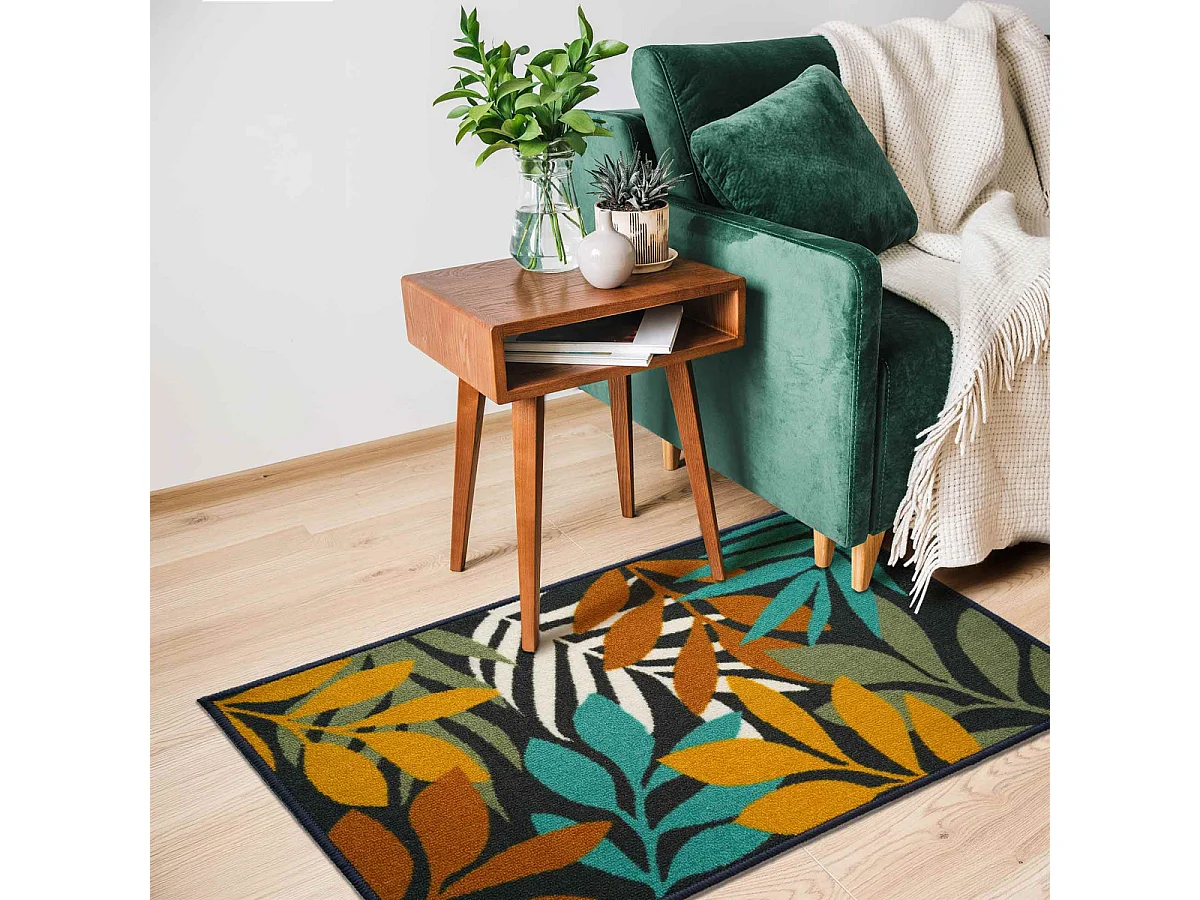 Tapis Déco Bouclette "Phily" 50x80cm Multicolore