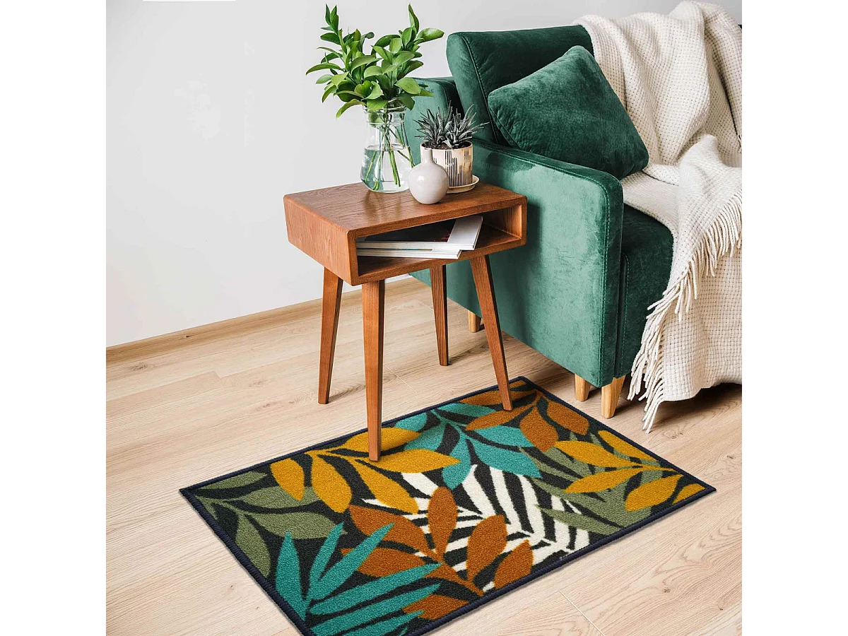 Tapis Déco Bouclette "Phily" 40x60cm Multicolore
