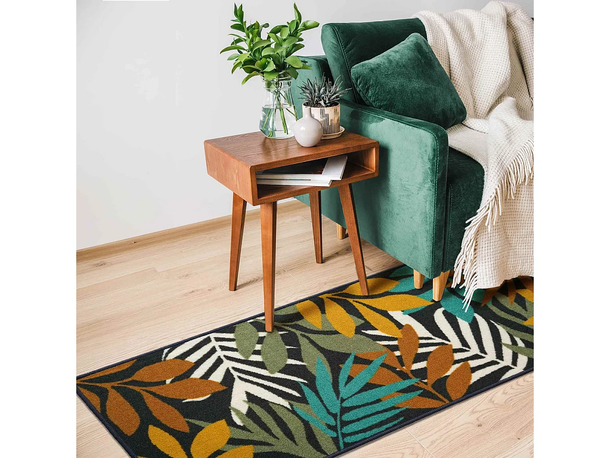 Tapis Déco Bouclette "Phily" 50x120cm Multicolore
