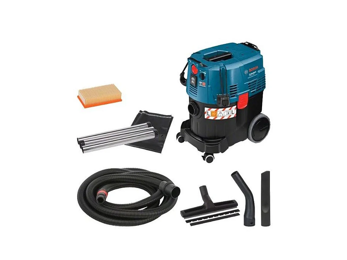 Bosch GAS 35 L AFC Professionele Nat- en Droogzuiger 1200W - 35L Tank, Klasse L