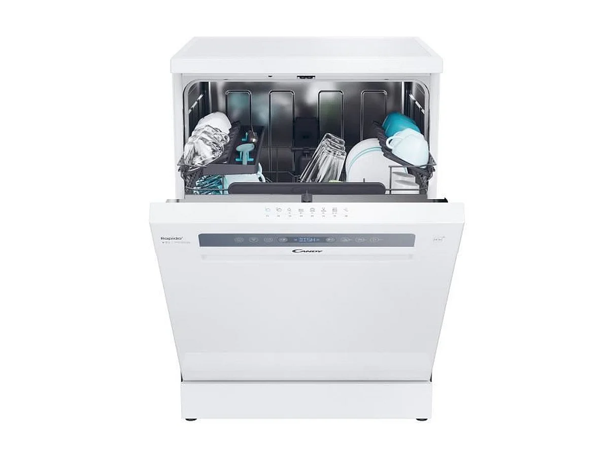 Candy CF 4C4F0W - Lave-vaisselle pose libre 14 couverts Wi‑Fi Blanc