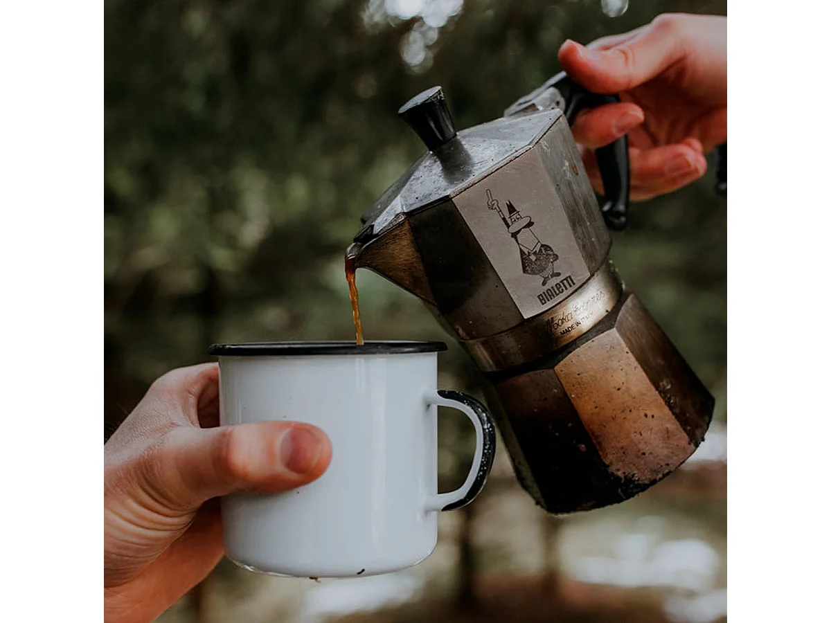 Bialetti Moka Express - Cafetière italienne pour plaque, 2 tasses (90 ml)