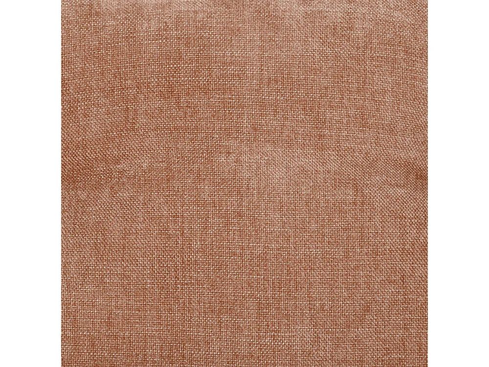 Basil - Fauteuil en tissu pieds chrome - Terracotta