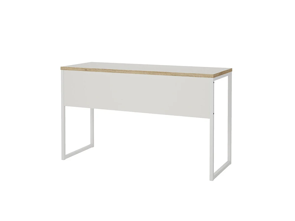 Schreibtisch mit 1 Schublade und Metallgestell B130 cm – FUNCTION