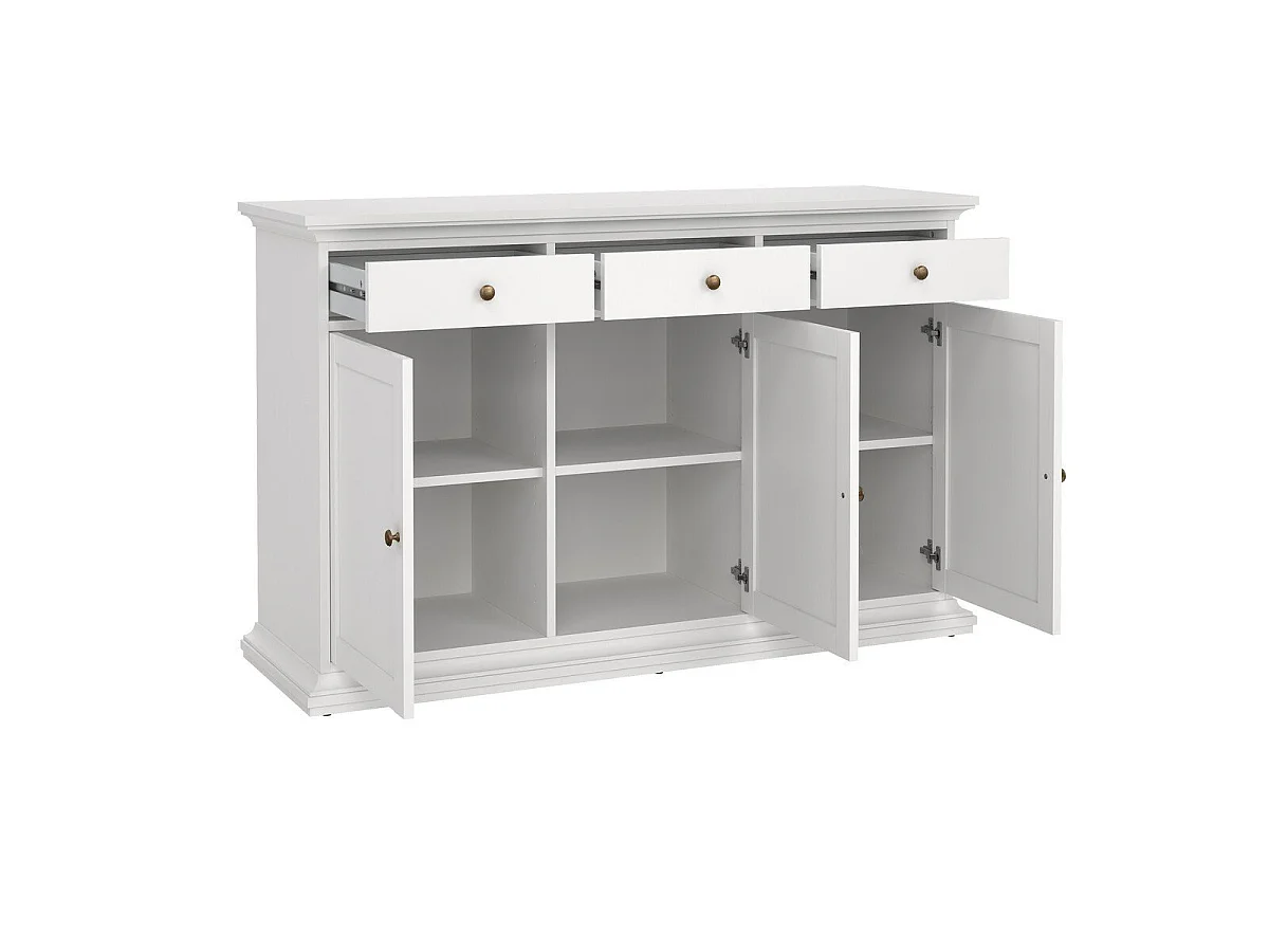 Credenza 3 ante e 3 cassetti L143,7 cm - SOFIA