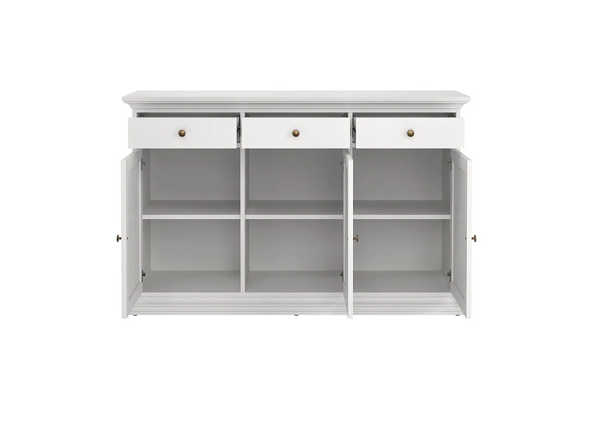 Credenza 3 ante e 3 cassetti L143,7 cm - SOFIA