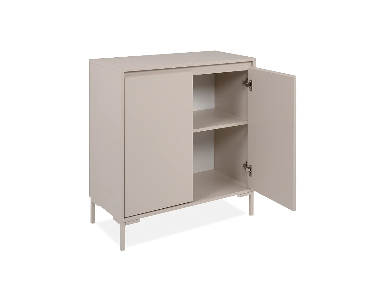 Credenza 2 ante colore cachemire L81 cm - NERIO