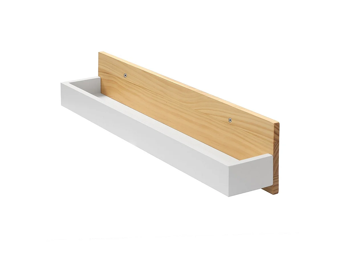 Étagère murale pin massif L60 cm - EVE