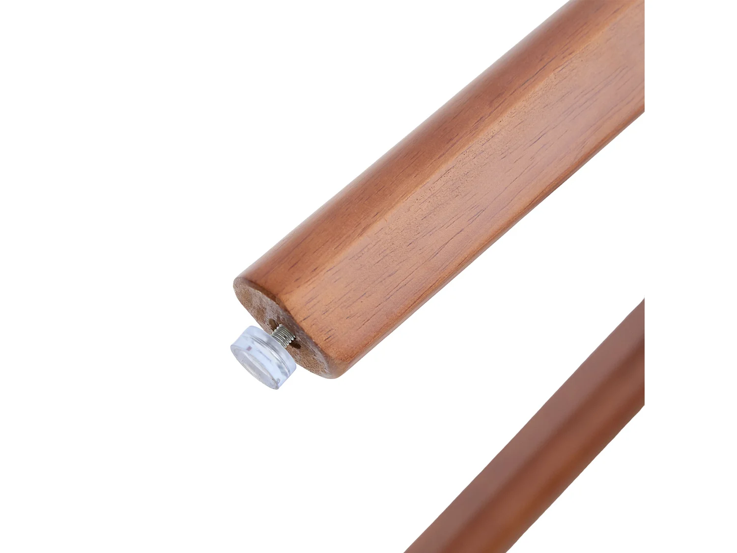 Lot de 2 tabourets de bar pivotants avec dossier cannage assise chenille et pieds bois