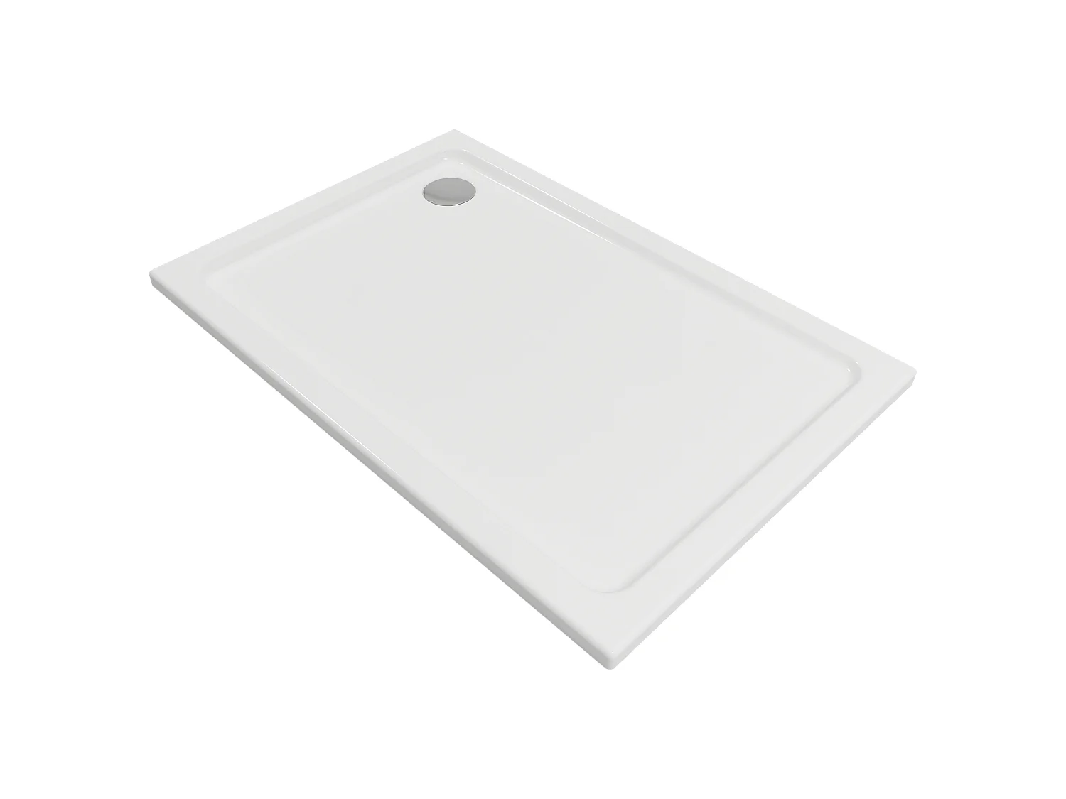 Plato de ducha ALBA blanco 100 × 70 cm