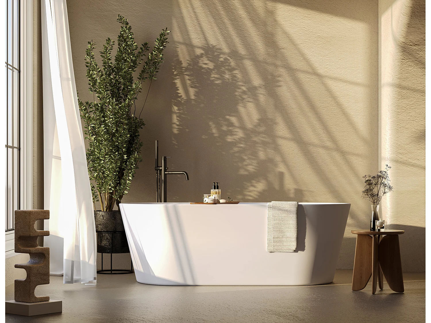 Bañera hidromasaje VENEZIA blanco - 170x80cm