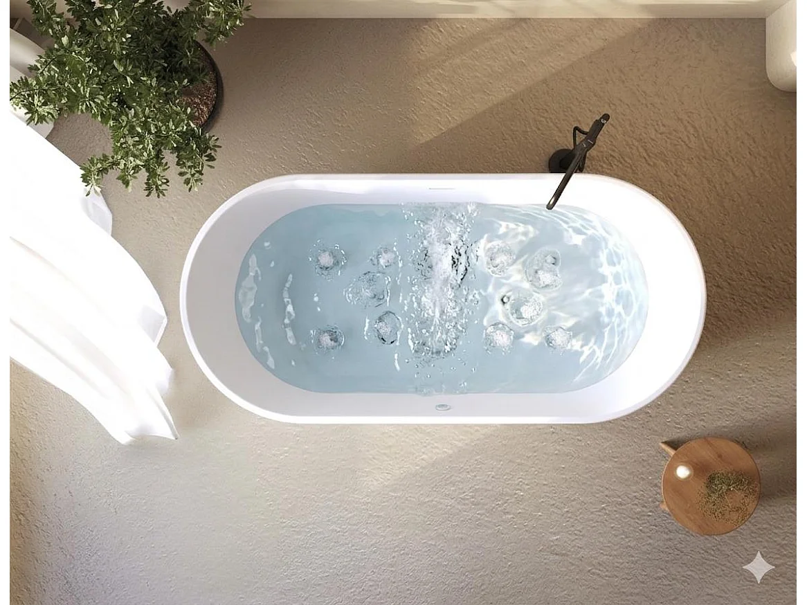 Bañera hidromasaje VENEZIA blanco - 170x80cm