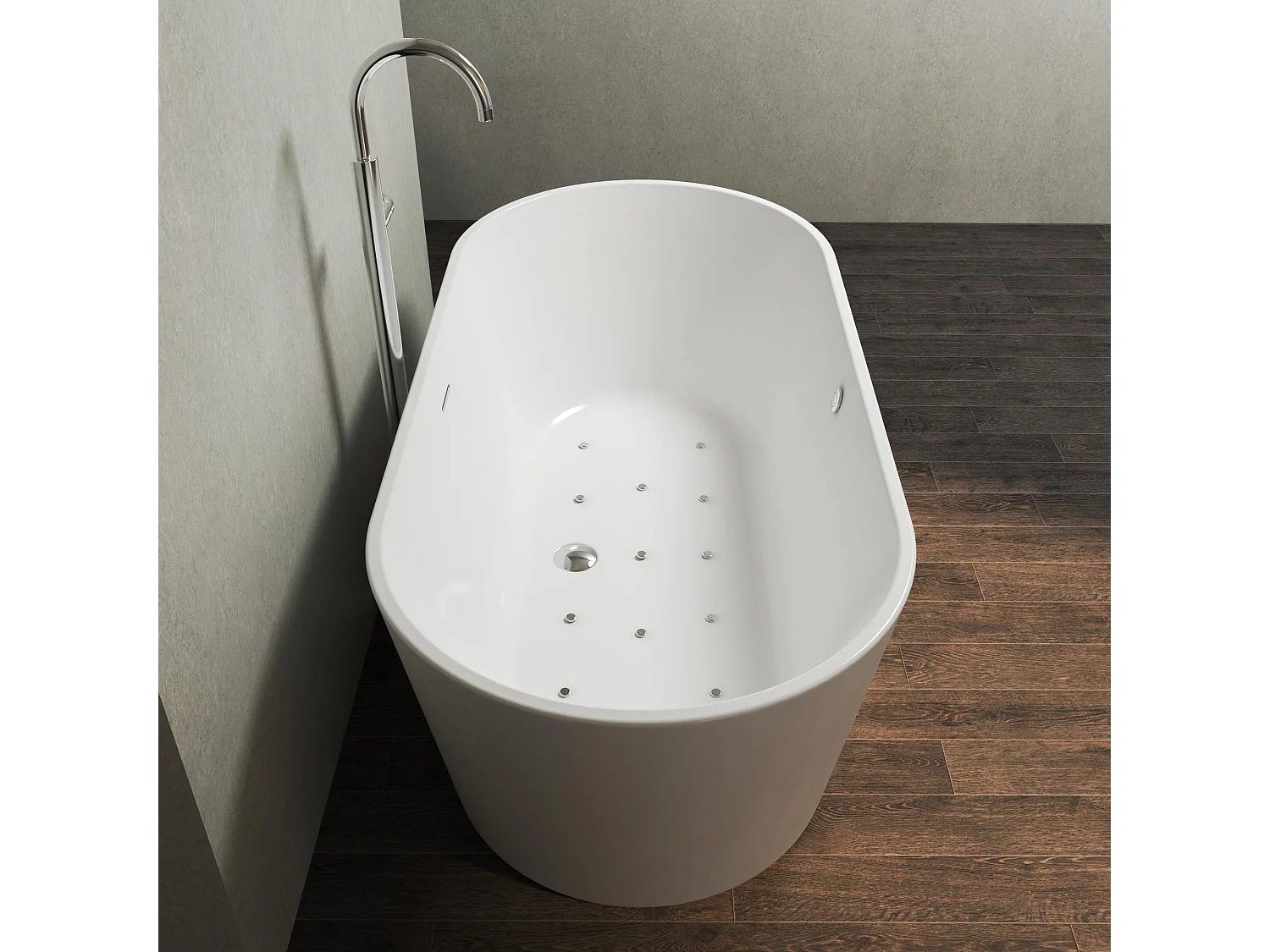 Bañera hidromasaje VENEZIA blanco - 170x80cm