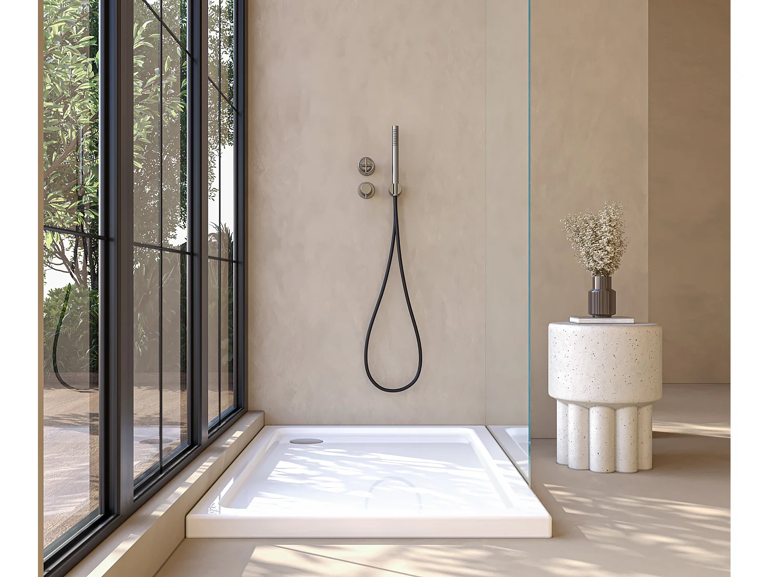 Plato de ducha ALBA blanco 120 × 80 cm
