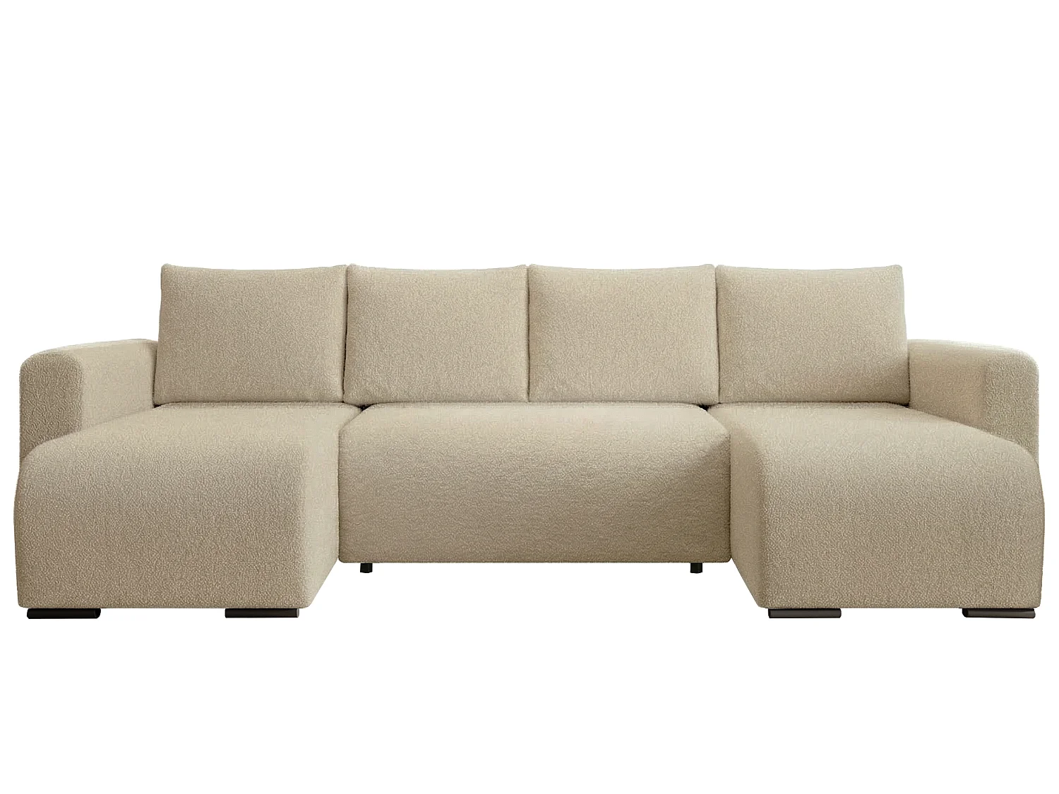 WOHNLANDSCHAFT DORA U mit Bettkasten und Schlaffunktion, U-Form, bequem