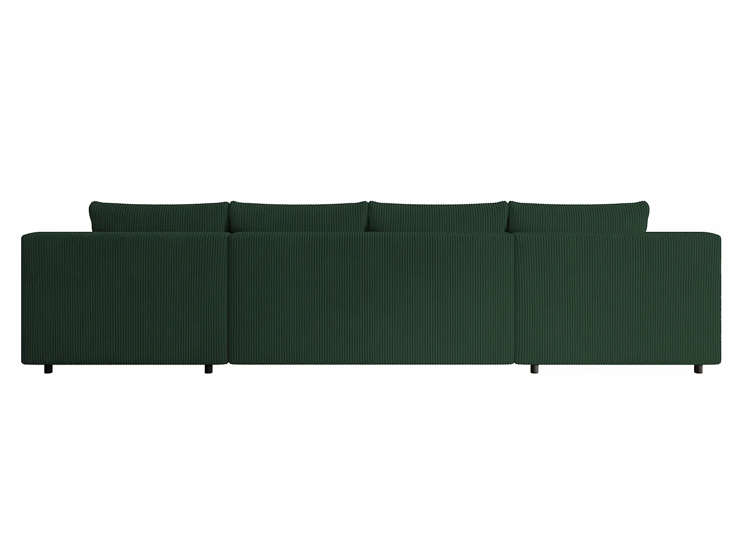 WOHNLANDSCHAFT Nelly U mit Bettkasten und Schlaffunktion, Cordstoff in U-Form