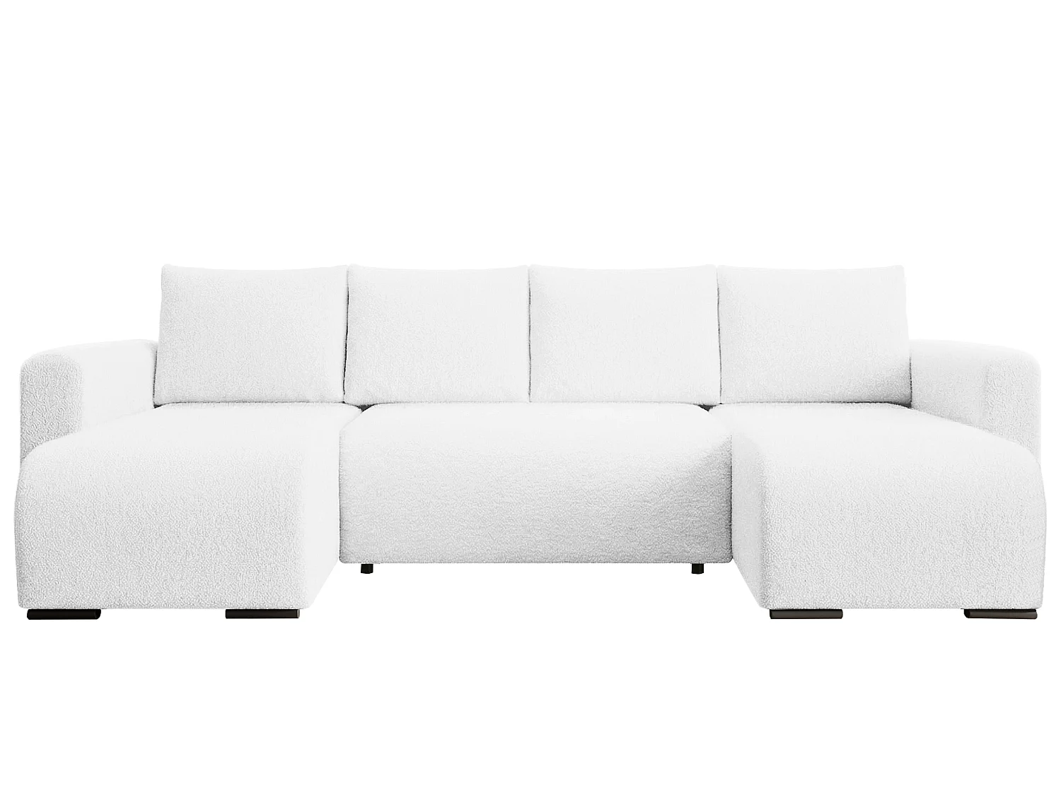 WOHNLANDSCHAFT DORA U mit Bettkasten und Schlaffunktion, U-Form, bequem