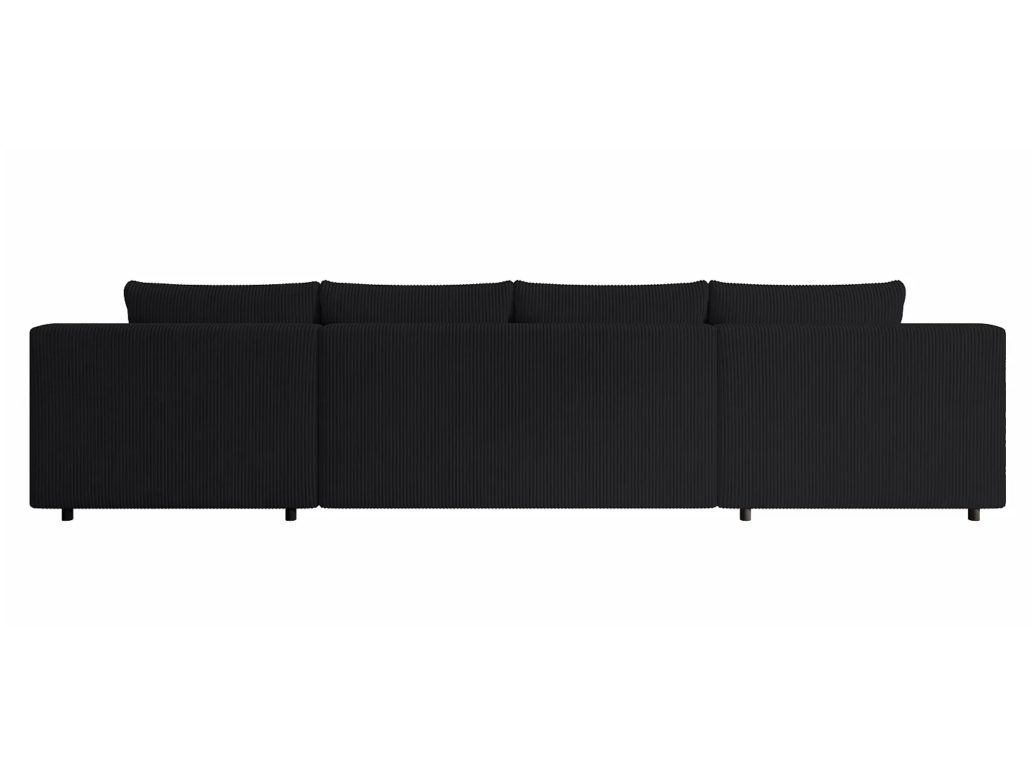WOHNLANDSCHAFT Nelly U mit Bettkasten und Schlaffunktion, Cordstoff in U-Form