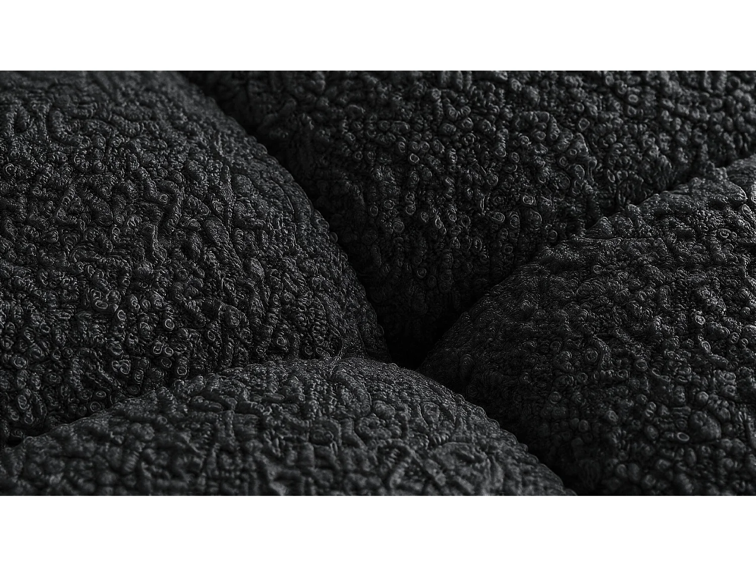 WOHNLANDSCHAFT OVIA U mit Bettkasten und Schlaffunktion, Bouclé-Stoff in U-Form