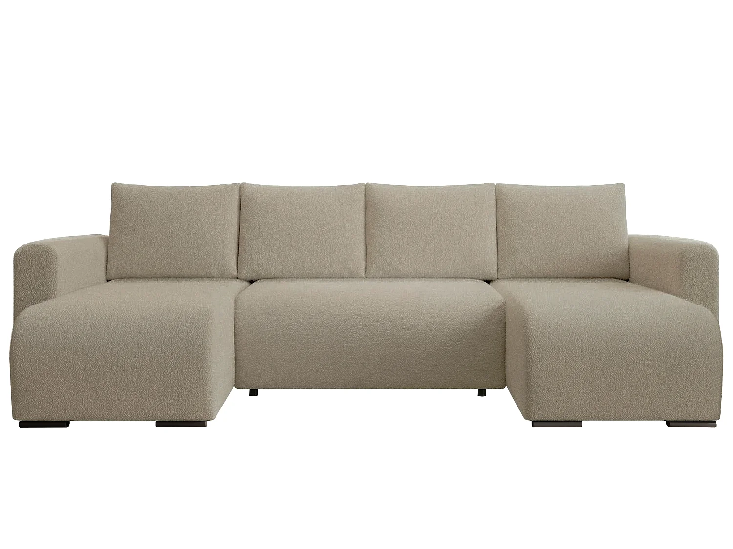 WOHNLANDSCHAFT DORA U mit Bettkasten und Schlaffunktion, U-Form, bequem