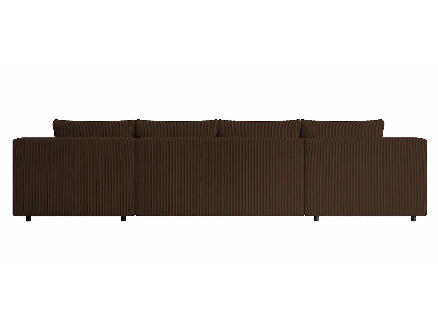 WOHNLANDSCHAFT Nelly U mit Bettkasten und Schlaffunktion, Cordstoff in U-Form