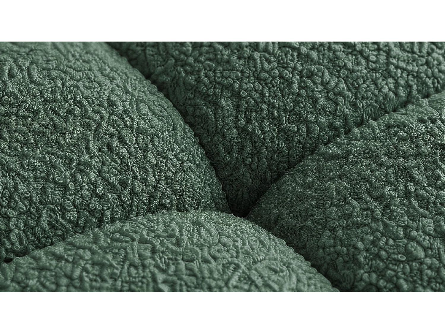 WOHNLANDSCHAFT OVIA U mit Bettkasten und Schlaffunktion, Bouclé-Stoff in U-Form