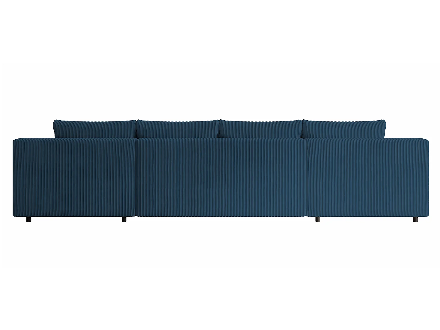 WOHNLANDSCHAFT Nelly U mit Bettkasten und Schlaffunktion, Cordstoff in U-Form