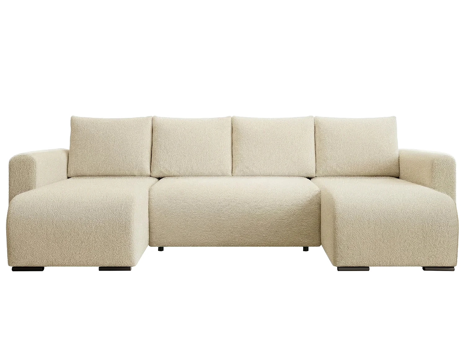 WOHNLANDSCHAFT DORA U mit Bettkasten und Schlaffunktion, U-Form, bequem