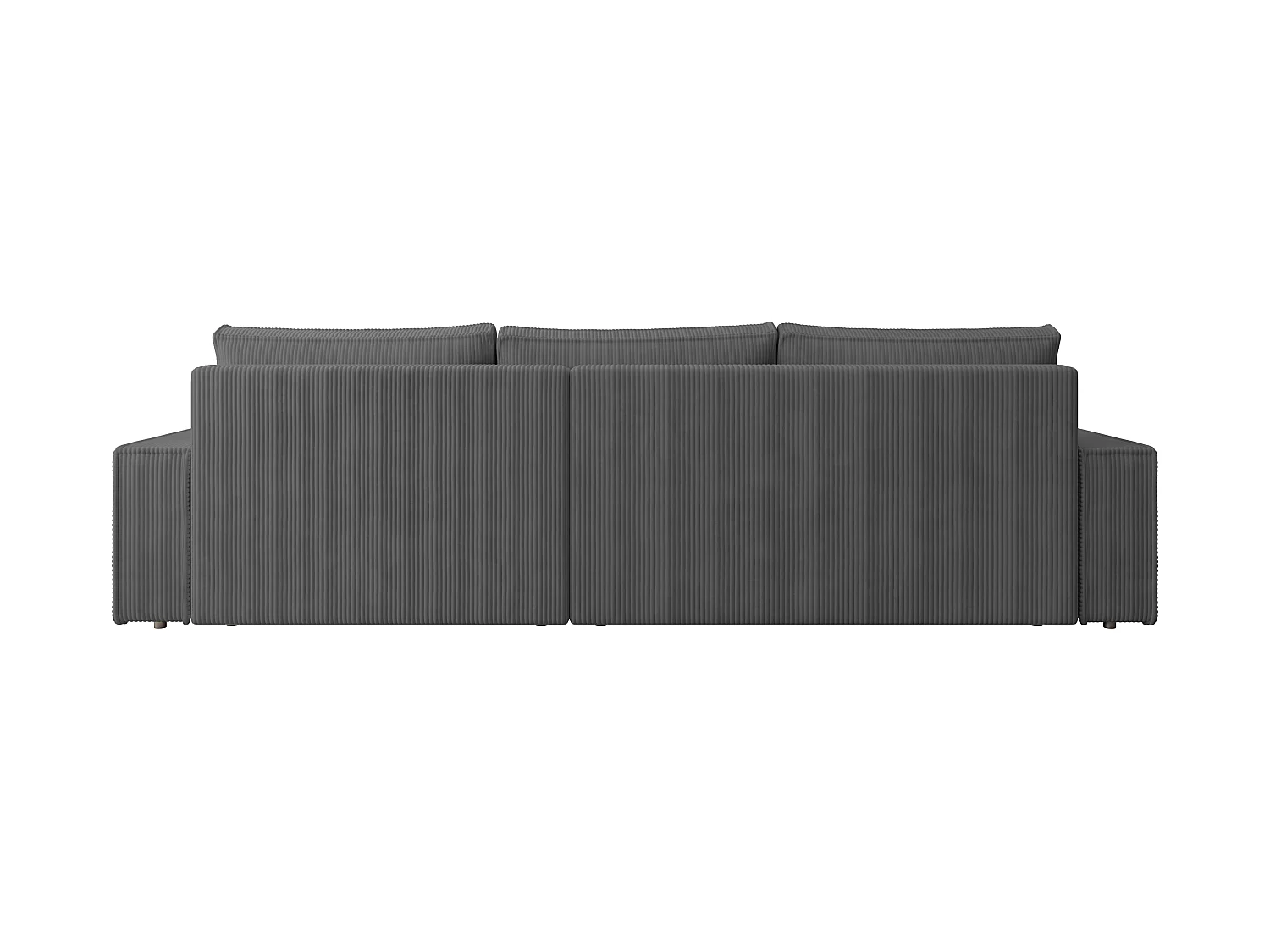 ECKSOFA Alice mit Bettkasten und Schlaffunktion, Cordstoff in L-Form