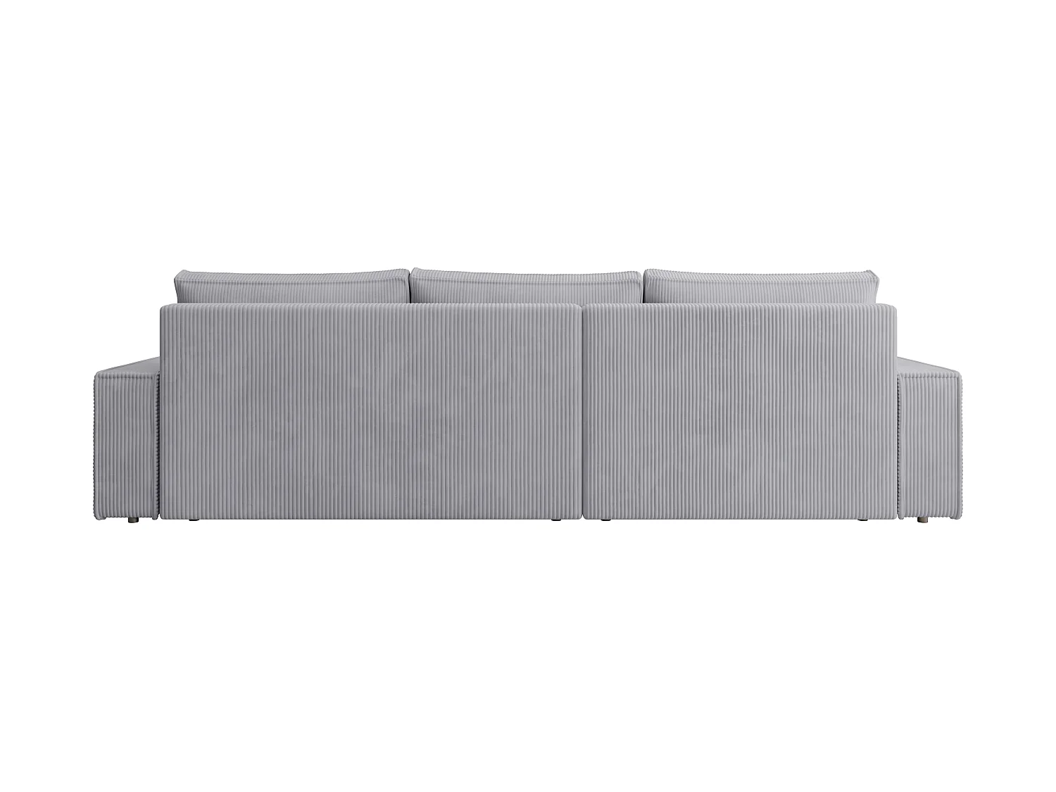 ECKSOFA Alice mit Bettkasten und Schlaffunktion, Cordstoff in L-Form