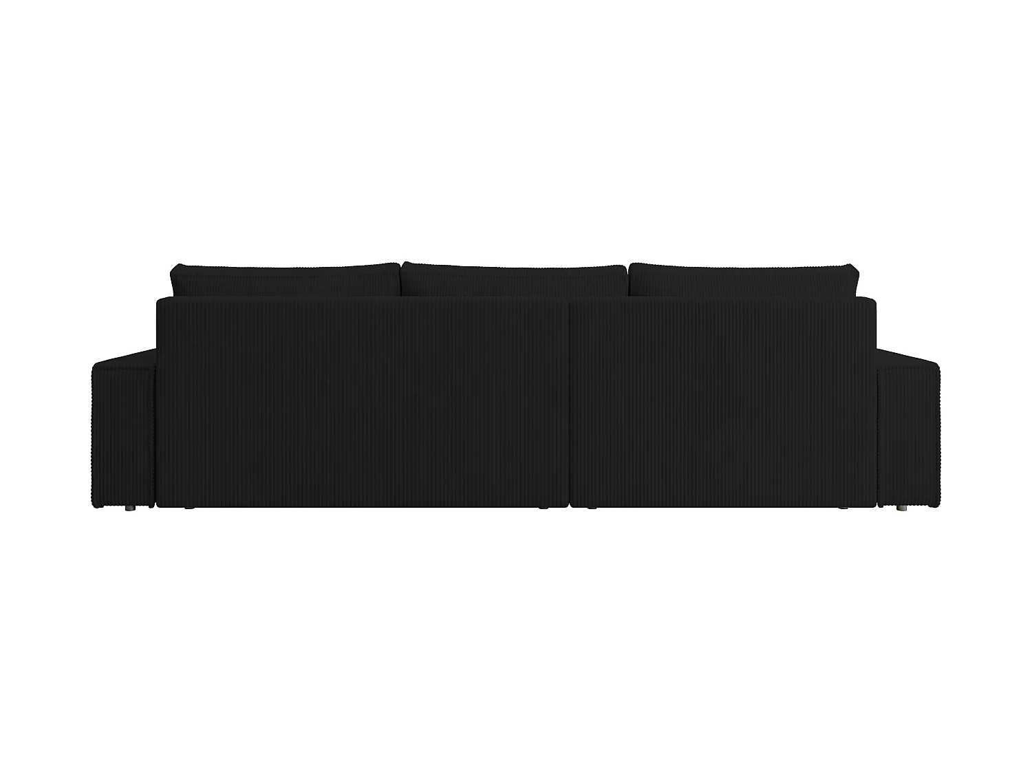ECKSOFA Alice mit Bettkasten und Schlaffunktion, Cordstoff in L-Form