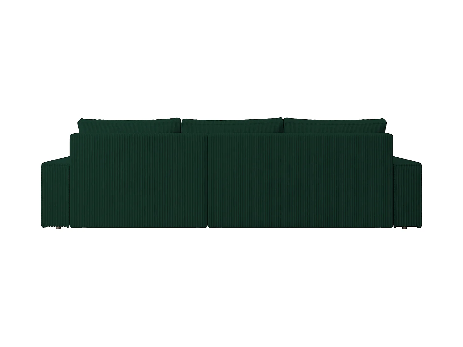 ECKSOFA Alice mit Bettkasten und Schlaffunktion, Cordstoff in L-Form
