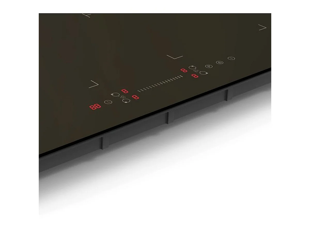 Continental Edison CETI724Z2FLEX 70cm Inductiekookplaat, 4 Zones (2 Flex), 7200W, Zwart Vitrokeramiek