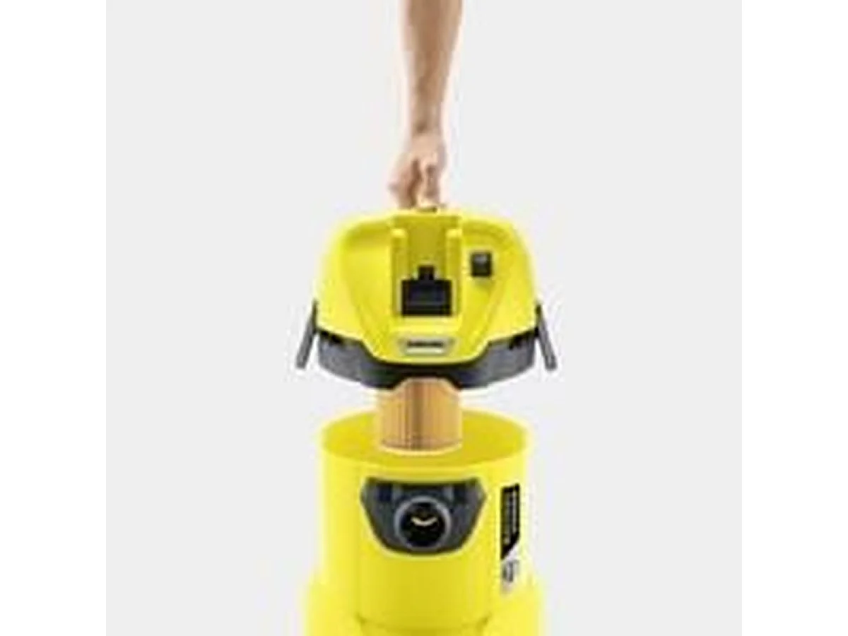 Aspiradora inalámbrica KARCHER WD 3 para líquidos y sólidos - 17L, 300W (Batería no incluida)
